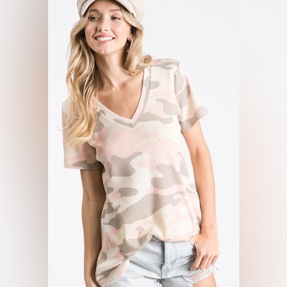 Hemish U.S.A Don't Hide Now Camo Print Tee SZ MED - Picture 5 of 6